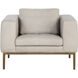 Burr Bali Bone Leather Armchair
